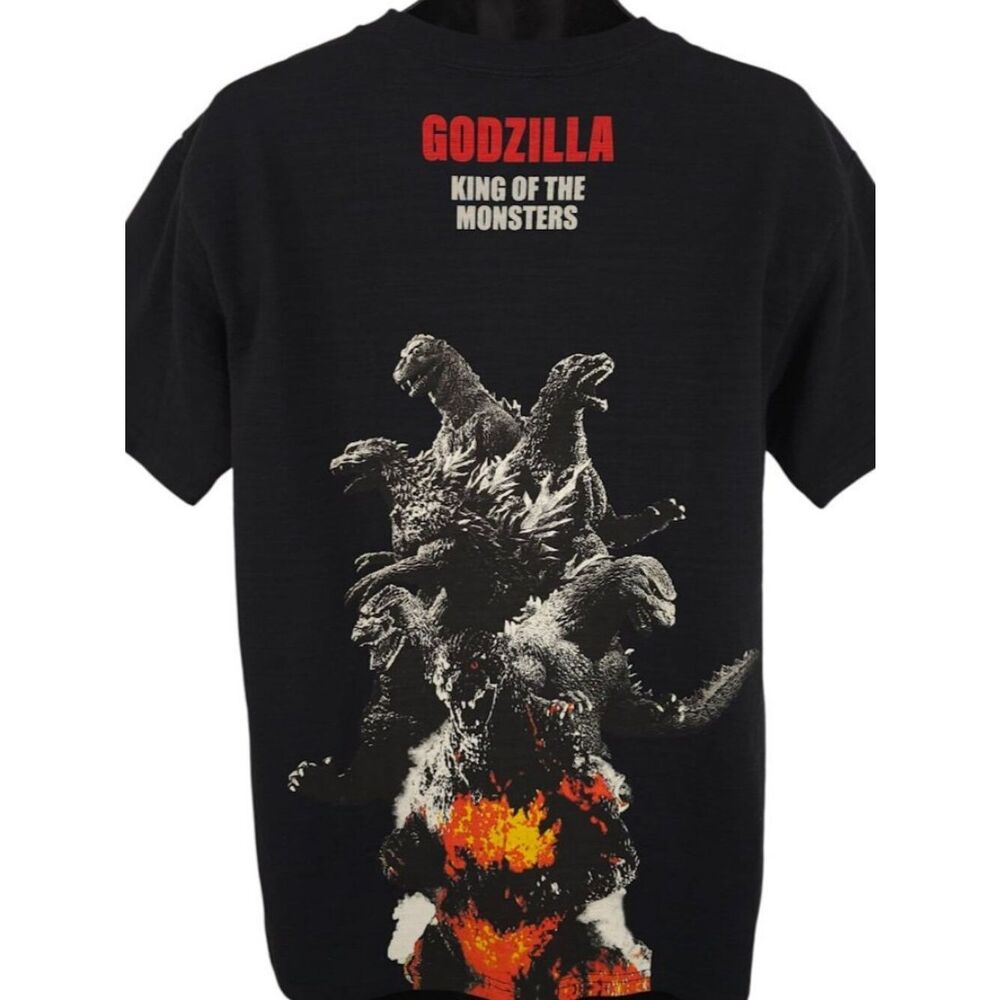 Godzilla King Of The Monsters T Shirt Mens Size XL Black Japanese Import Kaiju